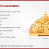 Shri Yantra Small Hollow <br> (Meru Prushtha Shree Yantra) - Image 2