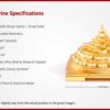 Shri Yantra Small Solid <br> (Meru Prushtha Shree Yantra) - Image 5